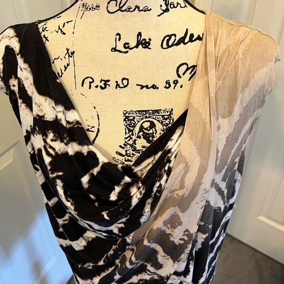 Calvin Klein 1X Cowl Neck Blouse, NWOT - Picture 4 of 10